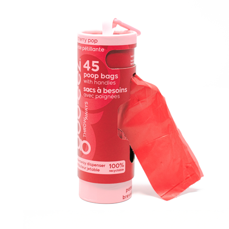Sacs à crotte pour chien par 45 (Cherry pop) - Photo 3