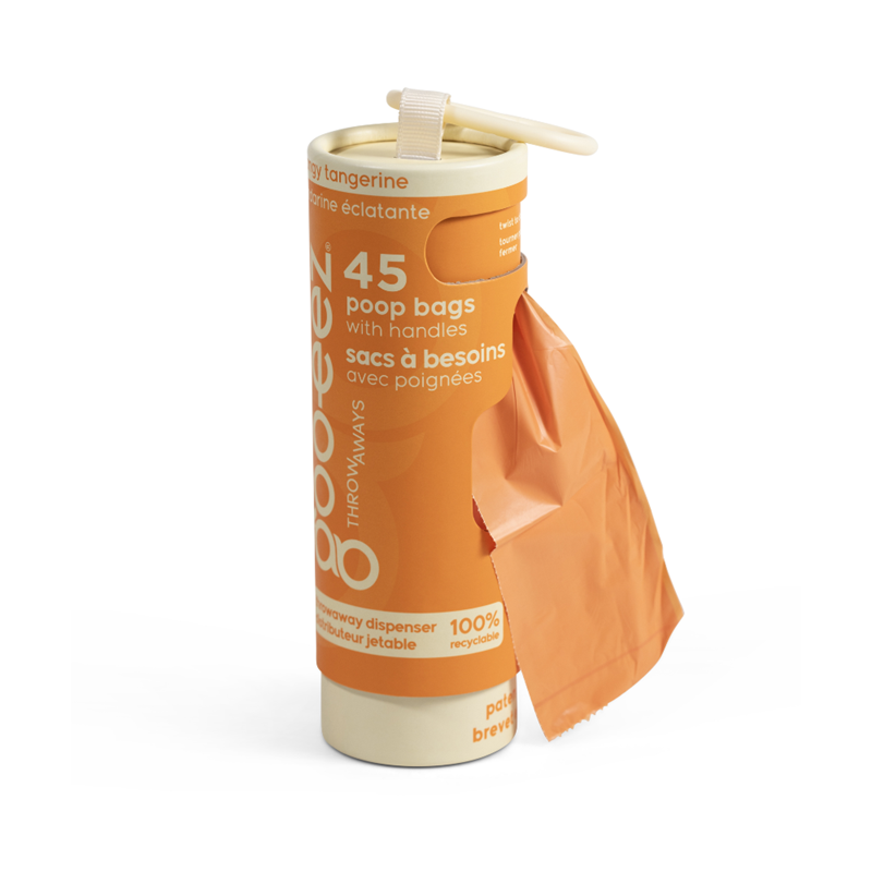Sacs à crotte pour chien par 45 (Tangerine) - Photo 3