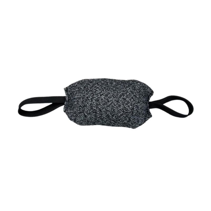 Boudin RUGBY en textile pour chien (10 x 20 cm) - Photo 2