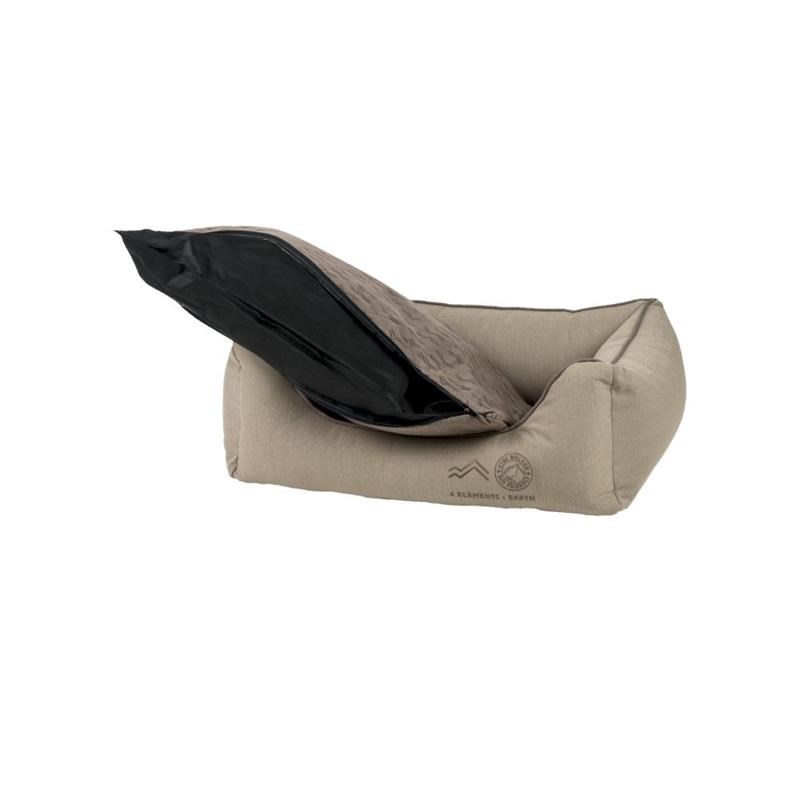 Panier Sofa Bed 4ELEMENTS - pour chien (M, Marron, Rectangle) - Photo 4