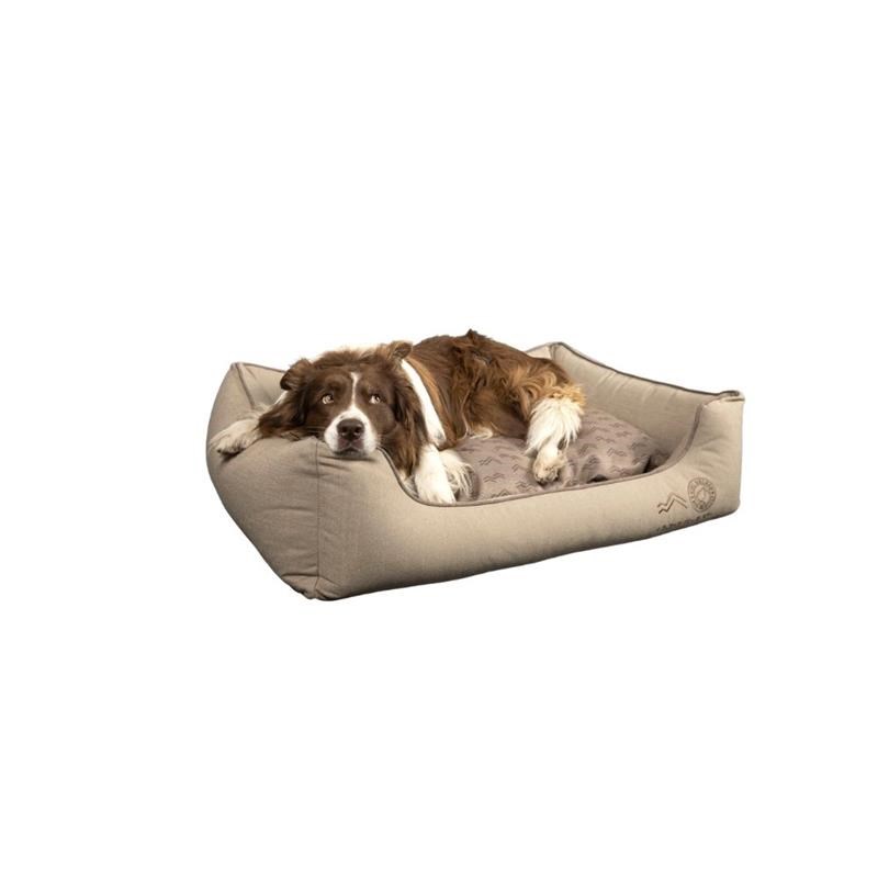 Panier Sofa Bed 4ELEMENTS - pour chien (M, Marron, Rectangle) - Photo 7