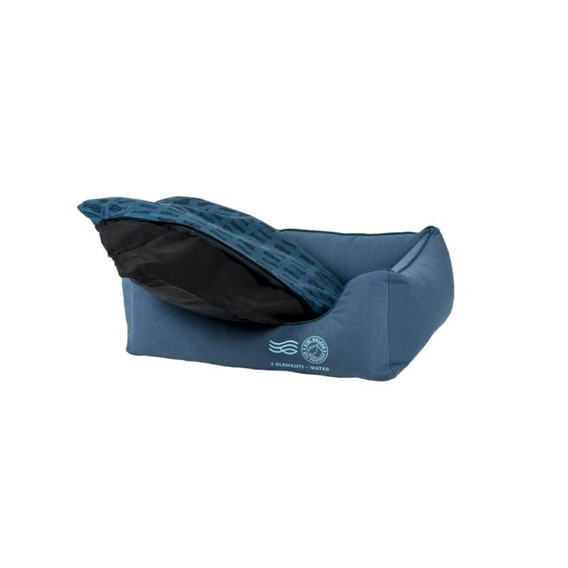 Panier Sofa Bed 4ELEMENTS - pour chien (M, Bleu foncé, Rectangle) - Photo 4