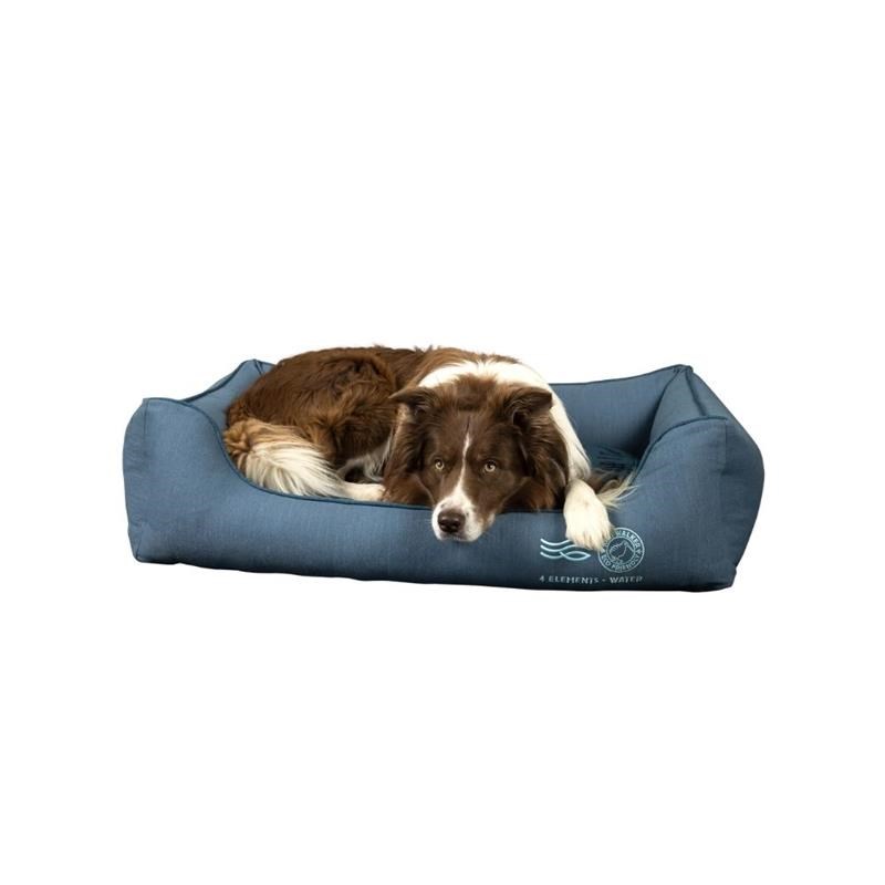 Panier Sofa Bed 4ELEMENTS - pour chien (L, Bleu foncé, Rectangle) - Photo 7