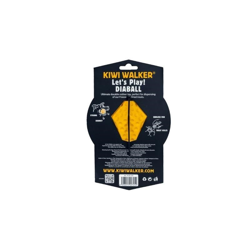 Jouet Let's play ! Diaball pour chien (Orange, Maxi) - Photo 3