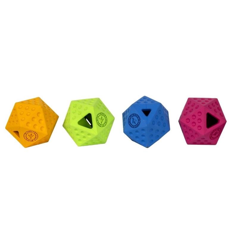 Jouet Let's play ! Icosaball pour chien (Orange, Maxi) - Photo 5