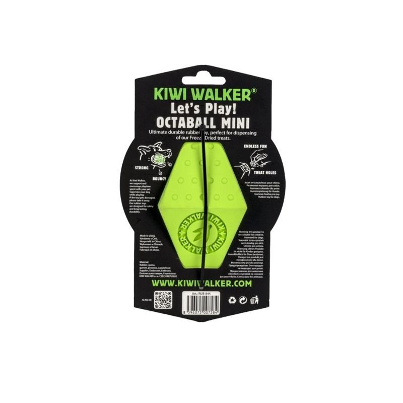 Jouet Let's play ! Octaball pour chien (Vert, Mini) - Photo 3