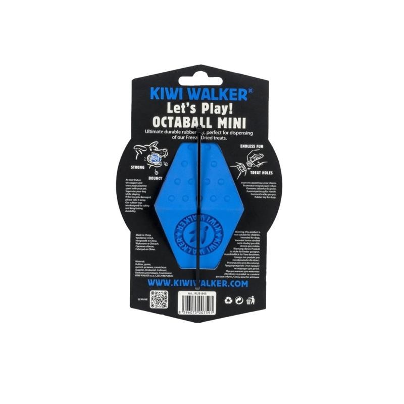 Jouet Let's play ! Octaball pour chien (Bleu, Mini) - Photo 3