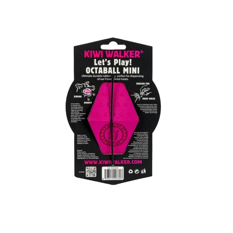 Jouet Let's play ! Octaball pour chien (Rose, Mini) - Photo 3