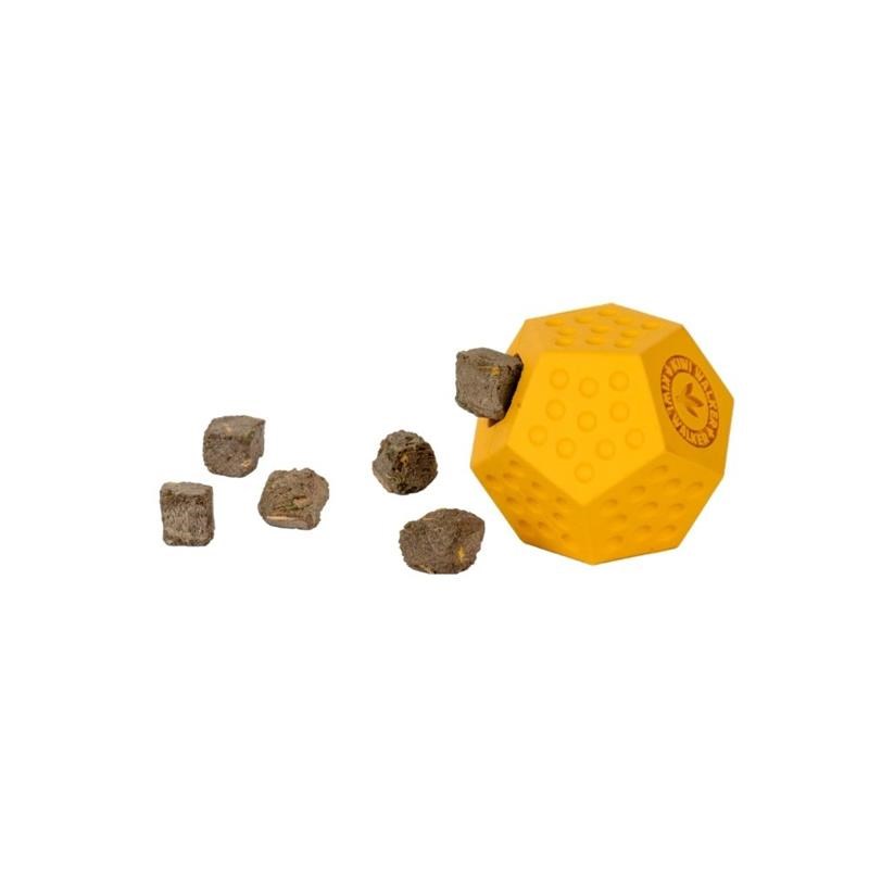 Jouet Let's play ! Dodecaball pour chien (Orange, Mini) - Photo 4