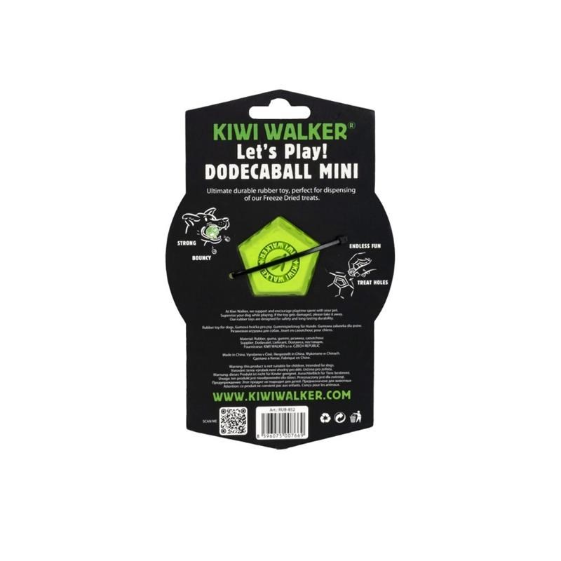 Jouet Let's play ! Dodecaball pour chien (Vert, Mini) - Photo 3