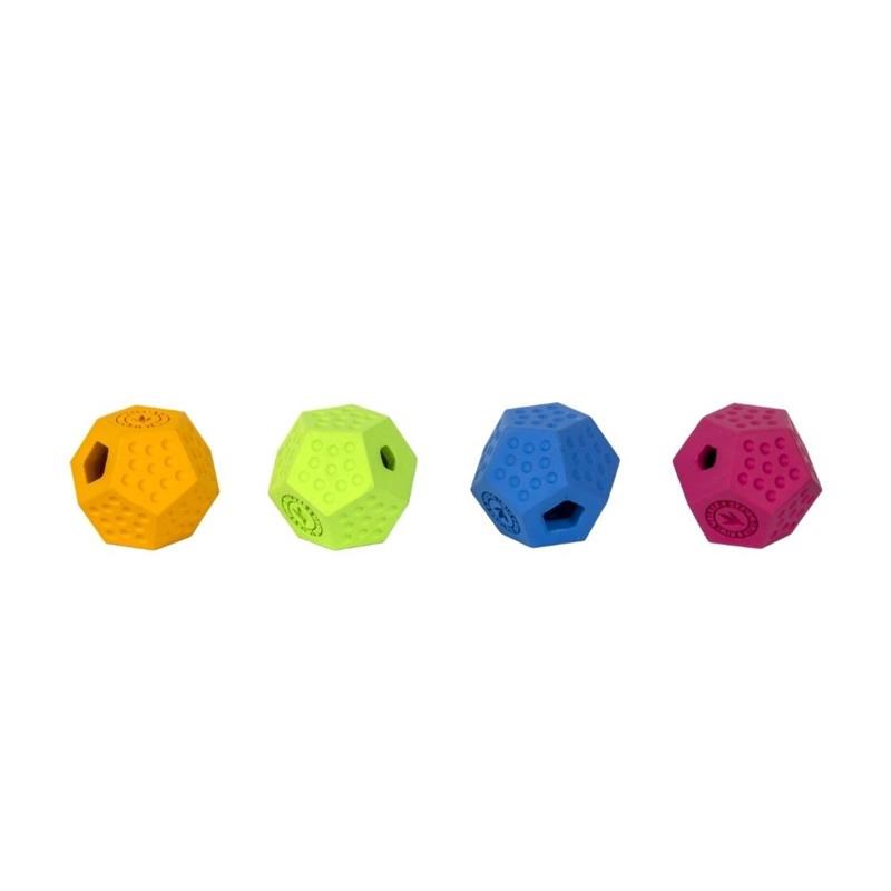 Jouet Let's play ! Dodecaball pour chien (Bleu, Mini) - Photo 6