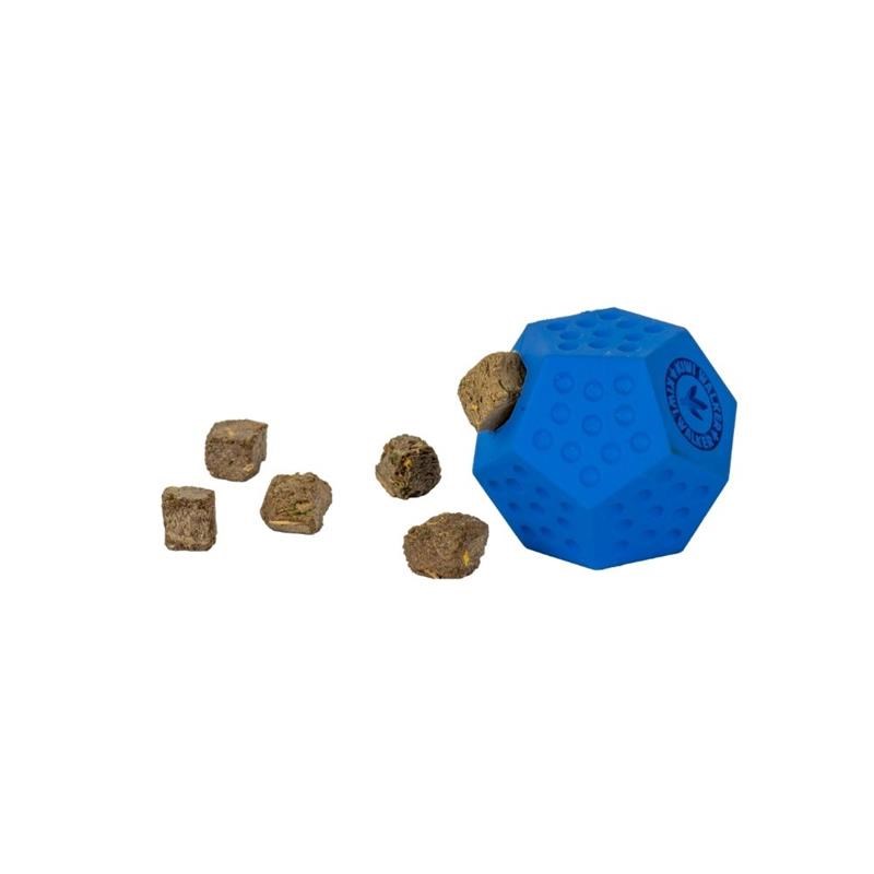 Jouet Let's play ! Dodecaball pour chien (Bleu, Mini) - Photo 4