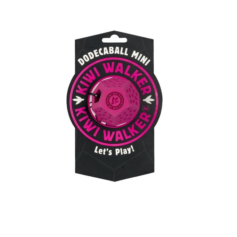 Jouet Let's play ! Dodecaball pour chien (Rose, Mini) - Photo 2