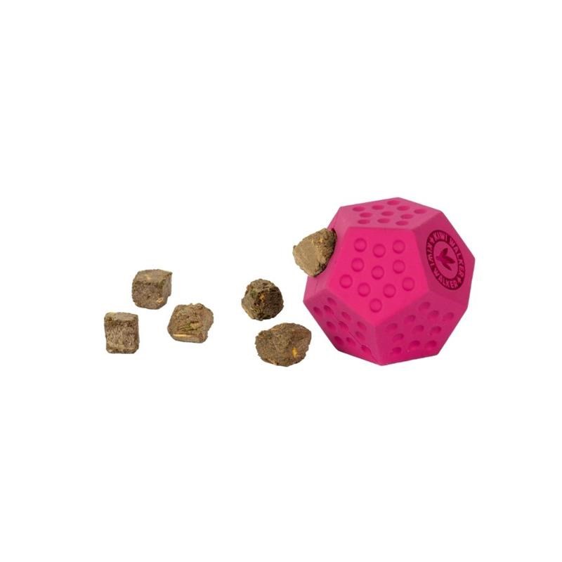 Jouet Let's play ! Dodecaball pour chien (Rose, Mini) - Photo 4