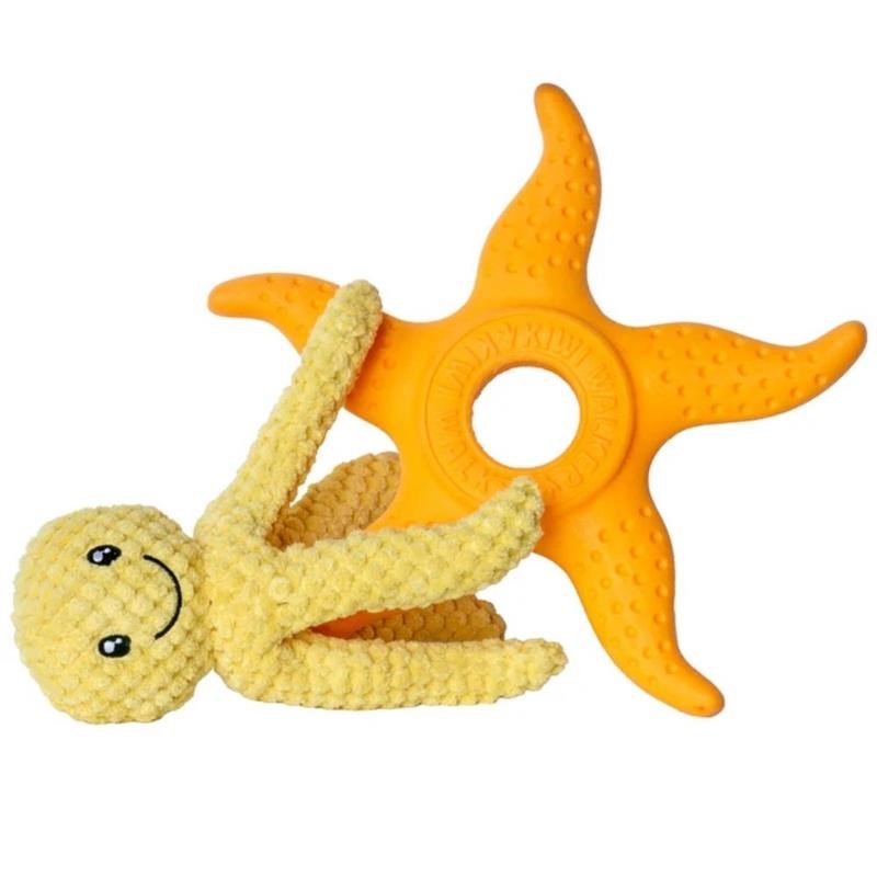 Let's Play OCTOPUS &amp; STARFISH pour chien (Orange) - Photo 3