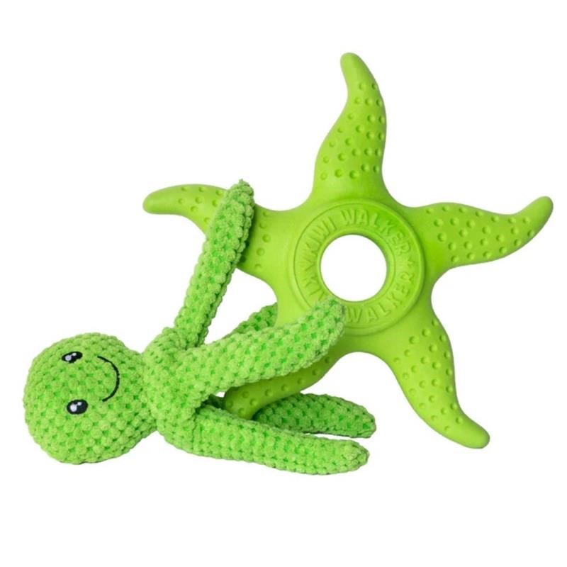Let's Play OCTOPUS &amp; STARFISH pour chien (Vert) - Photo 3