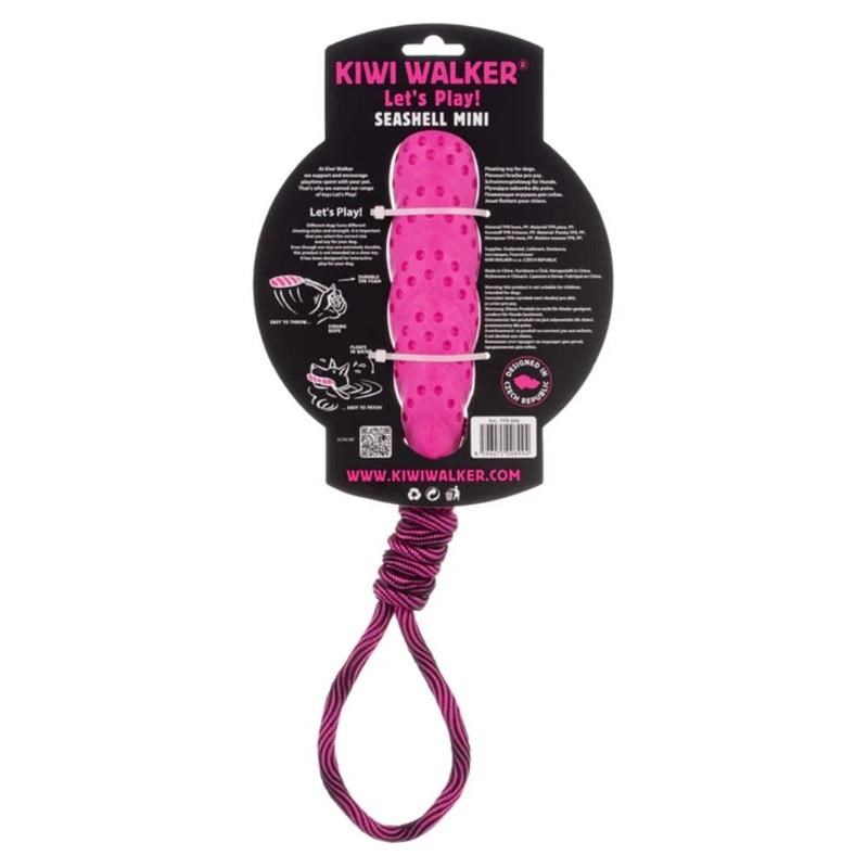 Jouet Seashell "Let's Play" pour chien (Rose, Mini) - Photo 3