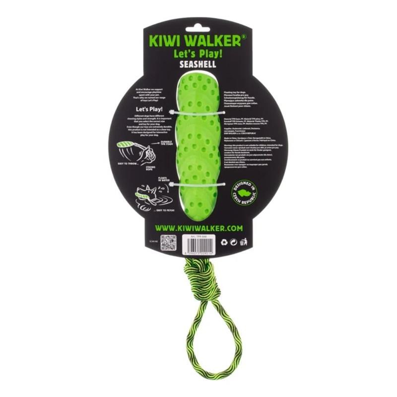 Jouet Seashell "Let's Play" pour chien (Vert, Maxi) - Photo 3