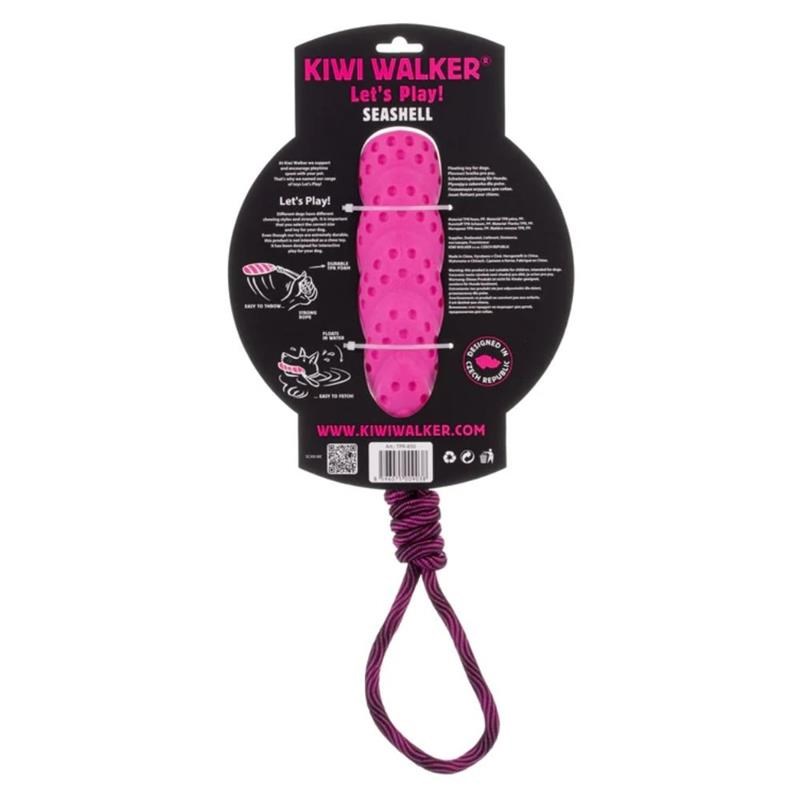 Jouet Seashell "Let's Play" pour chien (Rose, Maxi) - Photo 3