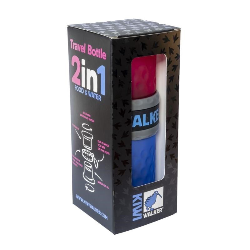 Bouteille de voyage 2en1 - pour chien (Rose/Bleu) - Photo 2