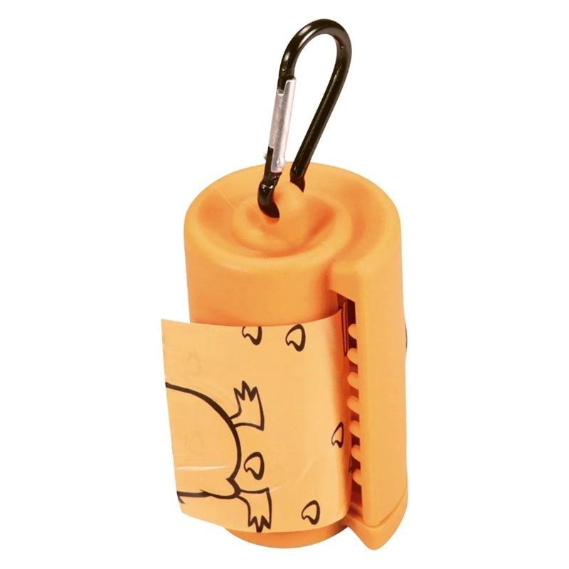 Box avec sacs à crottes pour chien (Orange) - Photo 2