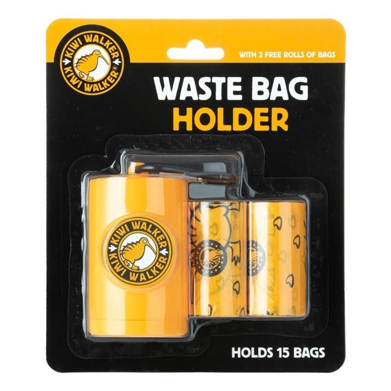 Box avec sacs à crottes pour chien (Orange) - Photo 3