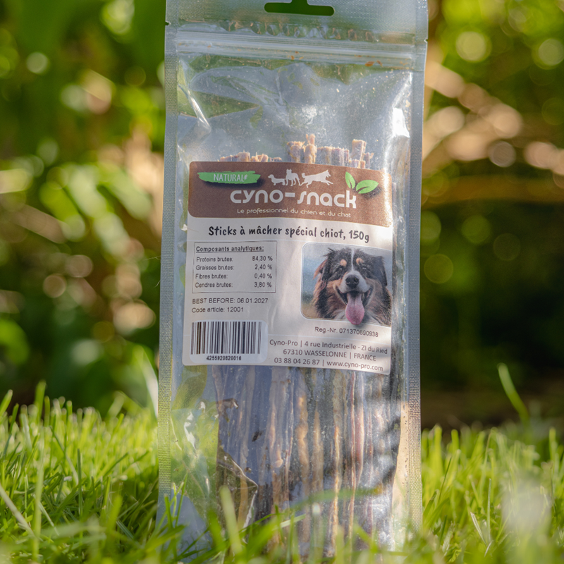Sticks à mâcher spécial chiot (150 g, Boeuf) - Photo 2