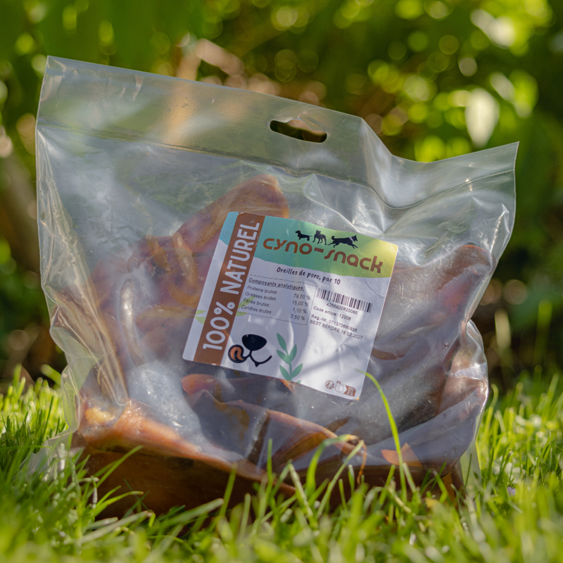 Oreilles de porc pour chien (Porc) - Photo 2