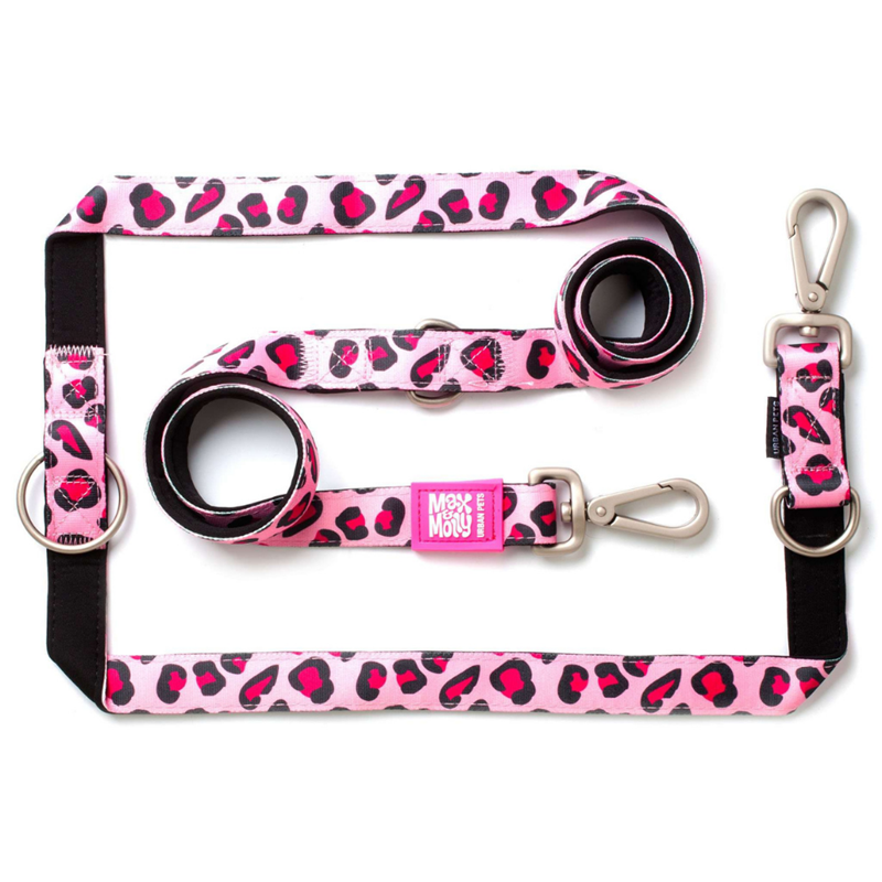 Laisse multi-fonction pour chien Matrix 2.0 (Leopard, M, 1,6 m) - Photo 2