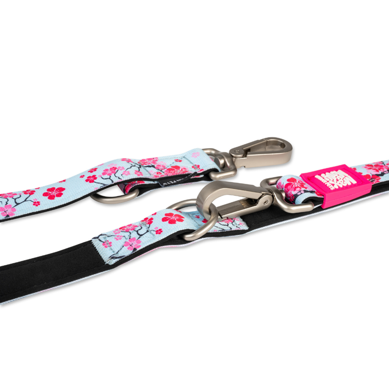 Laisse multi-fonction pour chien Matrix 2.0 (Fleur de cerisier, L, 1,6 m) - Photo 6