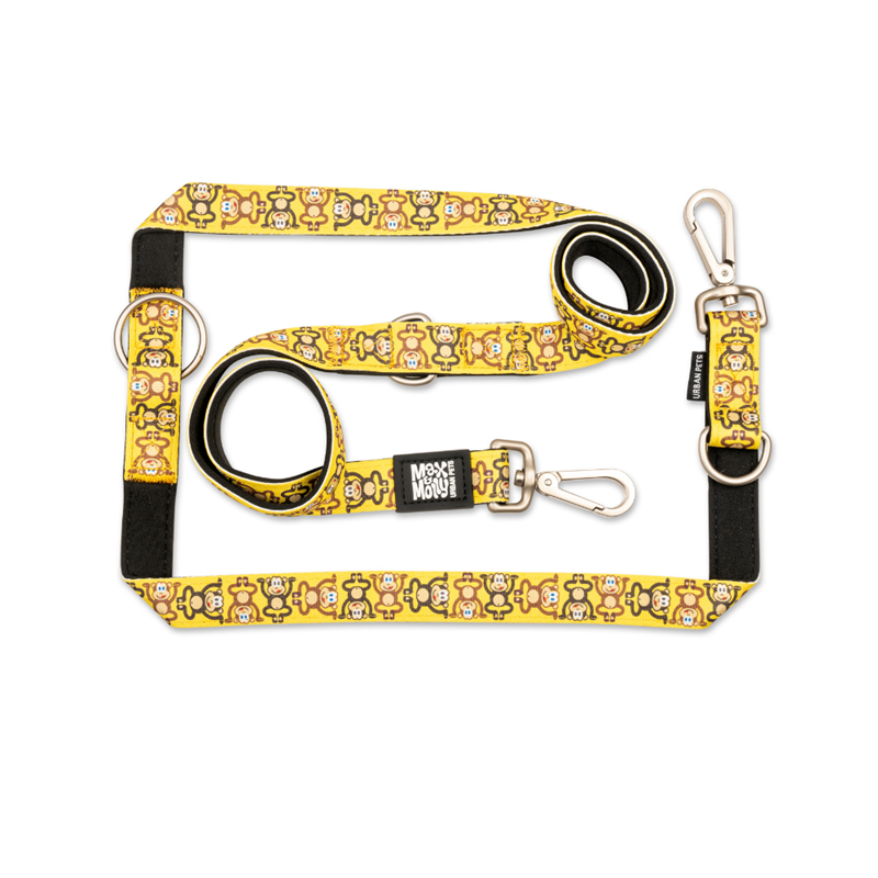 Laisse multi-fonction pour chien Matrix 2.0 (Singes, XS, 1,6 m) - Photo 5