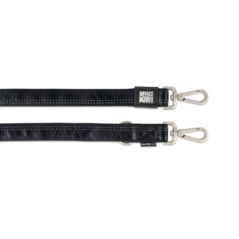 Laisse multi-fonction pour chien Matrix 2.0 (Noir, XS, 1,6 m) - Photo 2