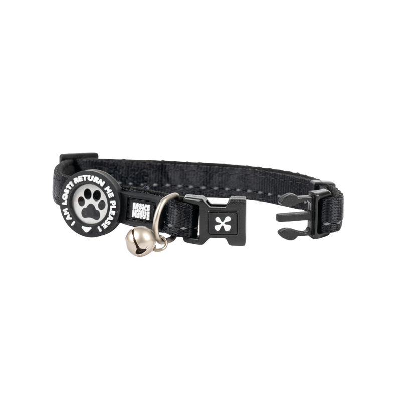 Collier pour chat "Smart ID" (Noir) - Photo 2