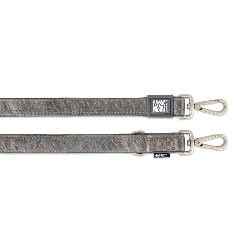 Laisse multi-fonction pour chien Matrix 2.0 (Stone, XS, 1,6 m) - Photo 3