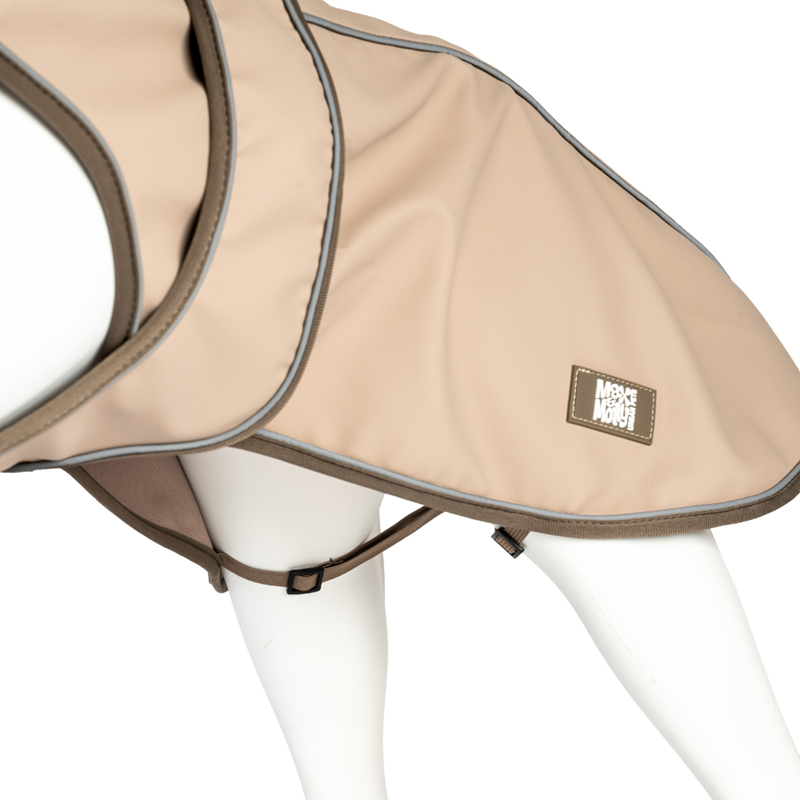 Manteau de pluie pour chien Matrix 2.0 (Sable, L, 70 cm) - Photo 3