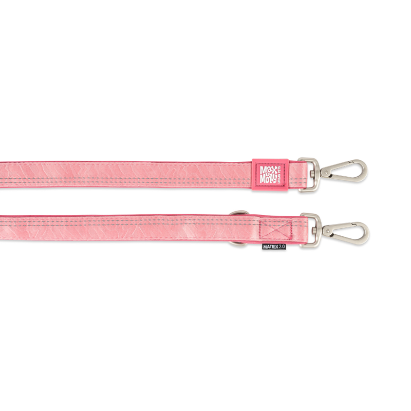 Laisse multi-fonction pour chien Matrix 2.0 (Rose, XS, 1,6 m) - Photo 3