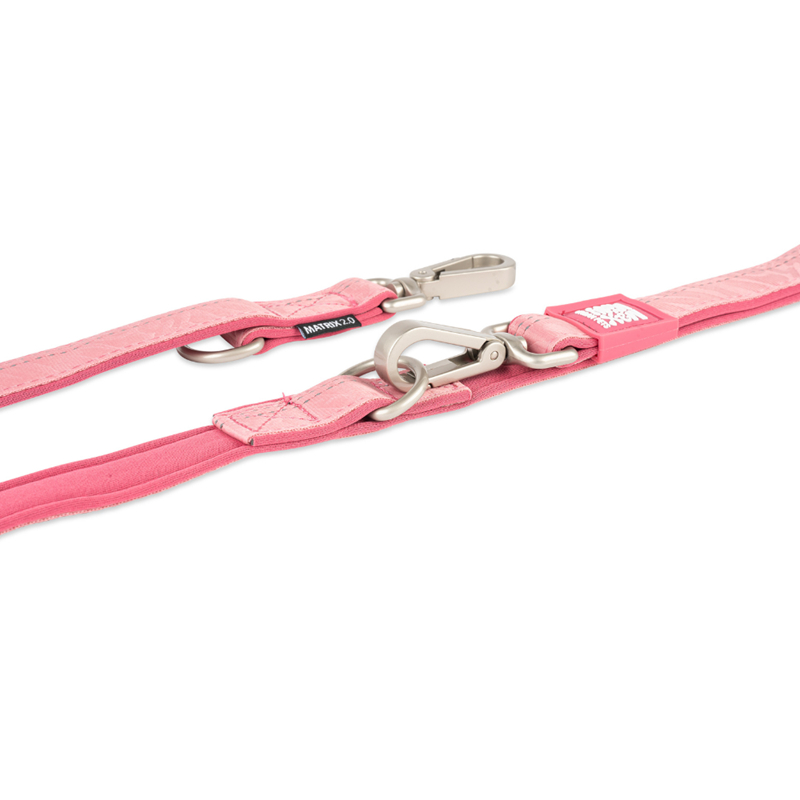 Laisse multi-fonction pour chien Matrix 2.0 (Rose, S, 1,6 m) - Photo 2
