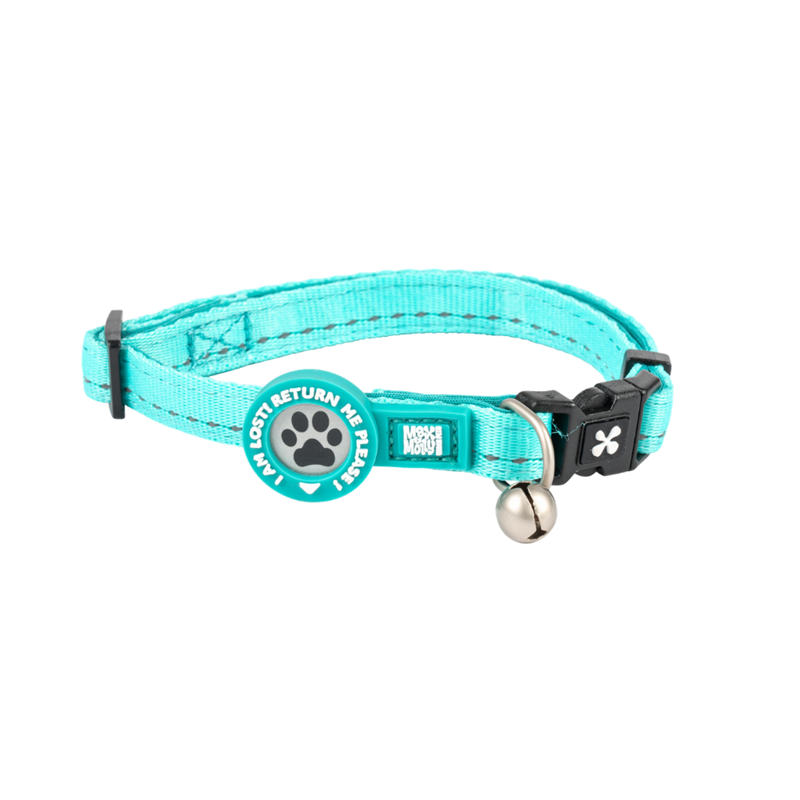 Collier pour chat "Smart ID" (Turquoise ) - Photo 2