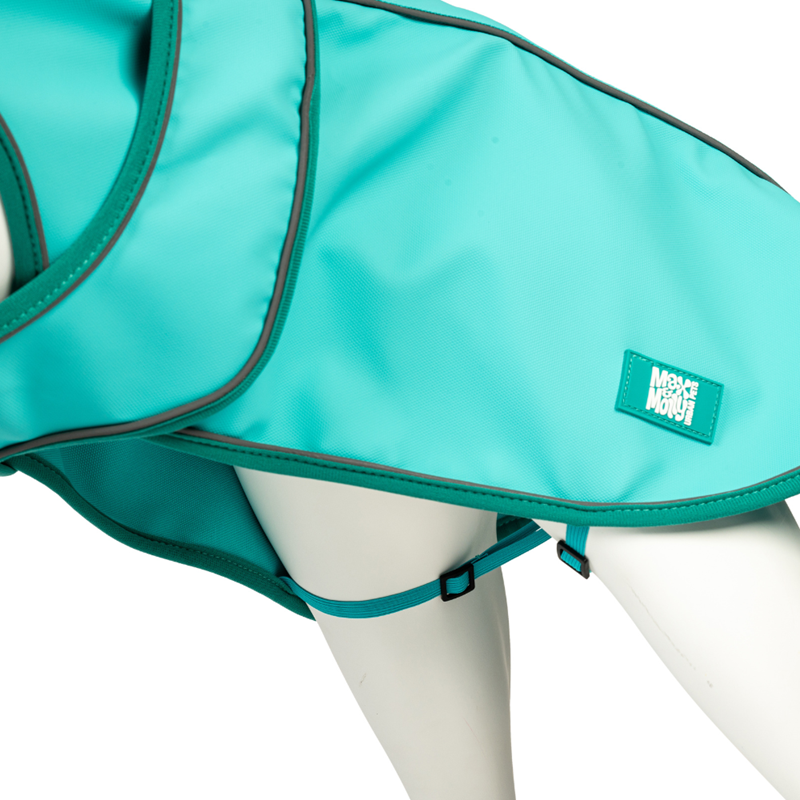 Manteau de pluie pour chien Matrix 2.0 (Turquoise , M, Turquoise , 62 cm) - Photo 3