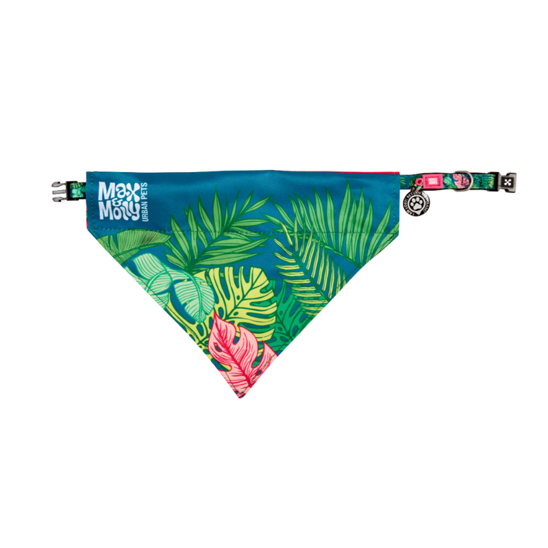 Bandana pour chien à motifs (Tropicale, S) - Photo 3