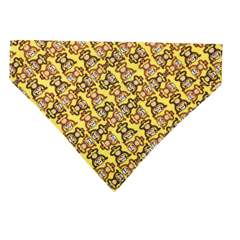 Bandana pour chien à motifs (Singes, S) - Photo 2