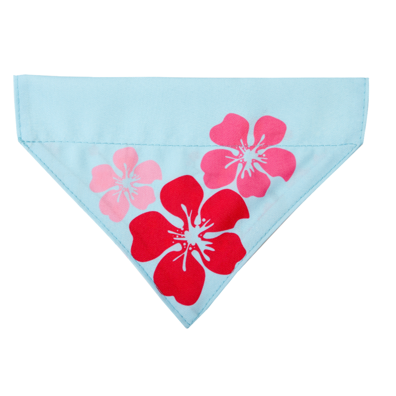 Bandana pour chien à motifs (Fleur de cerisier, L) - Photo 3