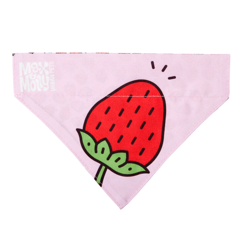 Bandana pour chien à motifs (Fraise, L) - Photo 3