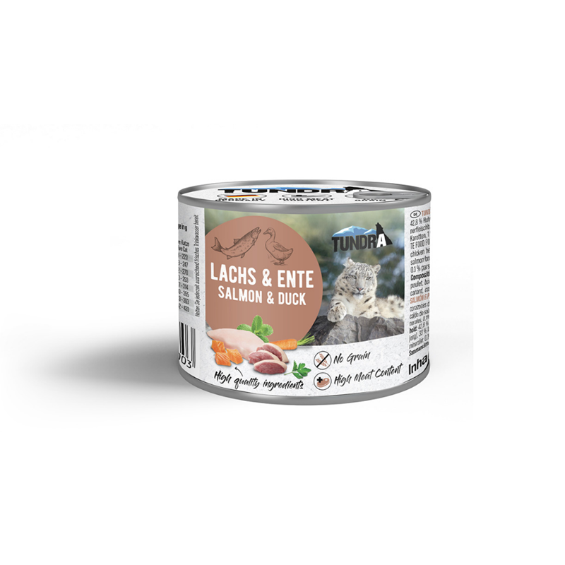 Boite pour chat - Saumon et canard (200 g, Saumon, Canard) - Photo 2