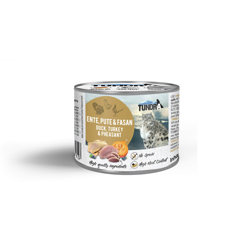 Boite pour chat - Canard, Dinde et Faisan (200 g, Canard, Dinde, Faisan) - Photo 2