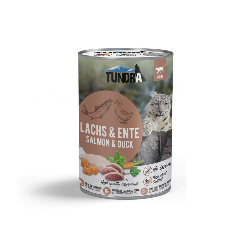 Boite pour chat - Saumon et canard (400 g, Saumon, Canard) - Photo 2