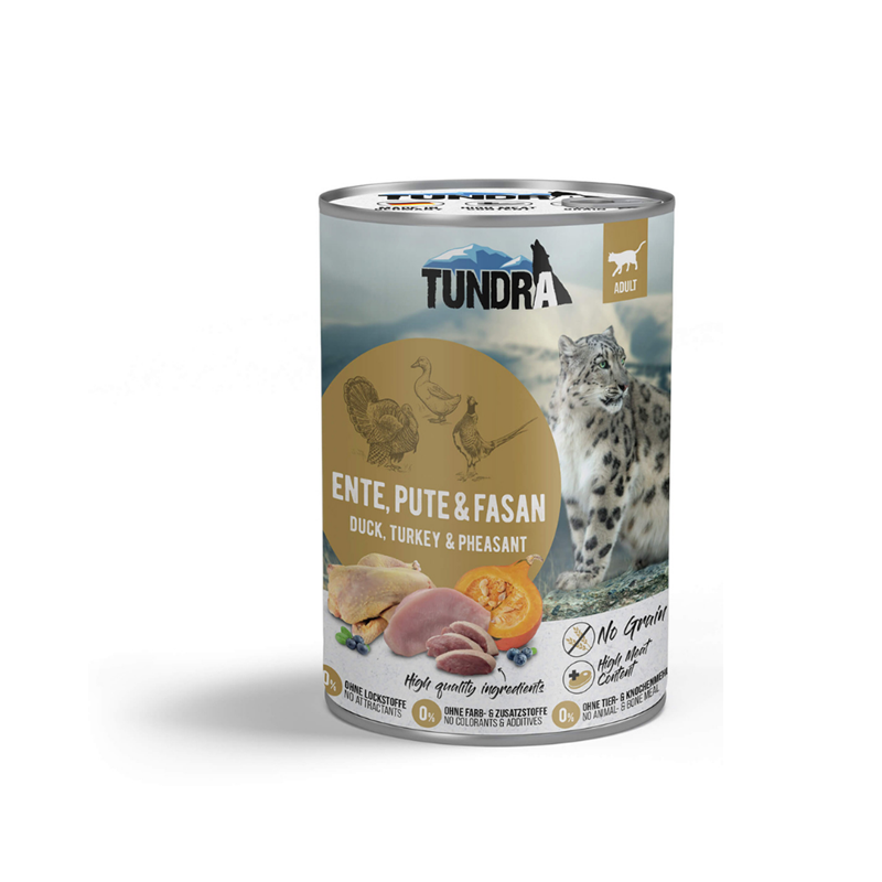 Boite pour chat - Canard, Dinde et Faisan (400 g, Canard, Dinde, Faisan) - Photo 2