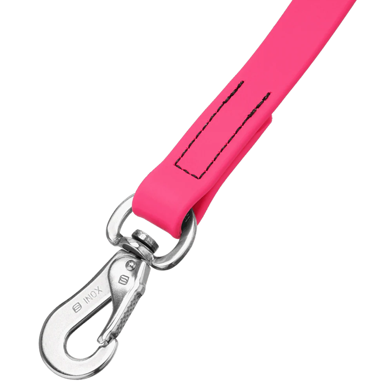 Laisse pour chien en biothane 3 positions (Rose, 2,3 m) - Photo 2