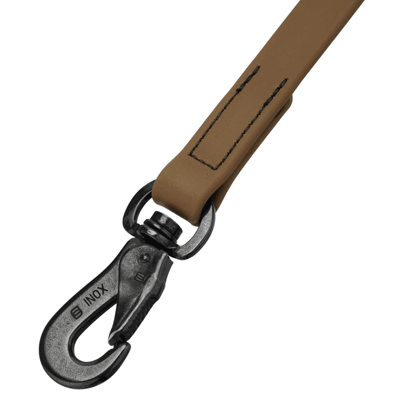 Laisse pour chien en biothane 3 positions (Marron, 2,3 m) - Photo 2