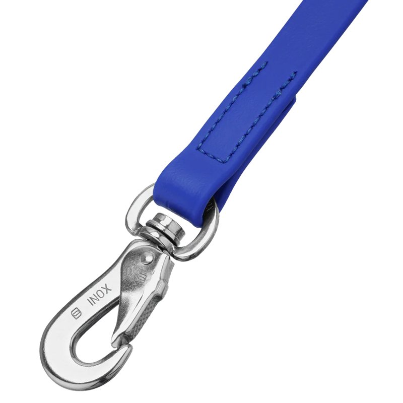Laisse pour chien en biothane 3 positions (Bleu, 2,3 m) - Photo 2